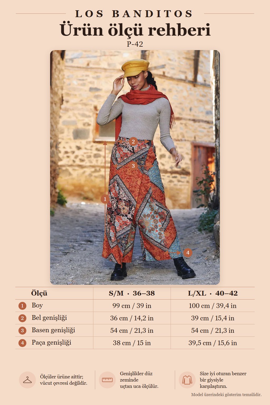 Coffee Babil Envelope Skirt Pocket Wide Leg Trousers 4762