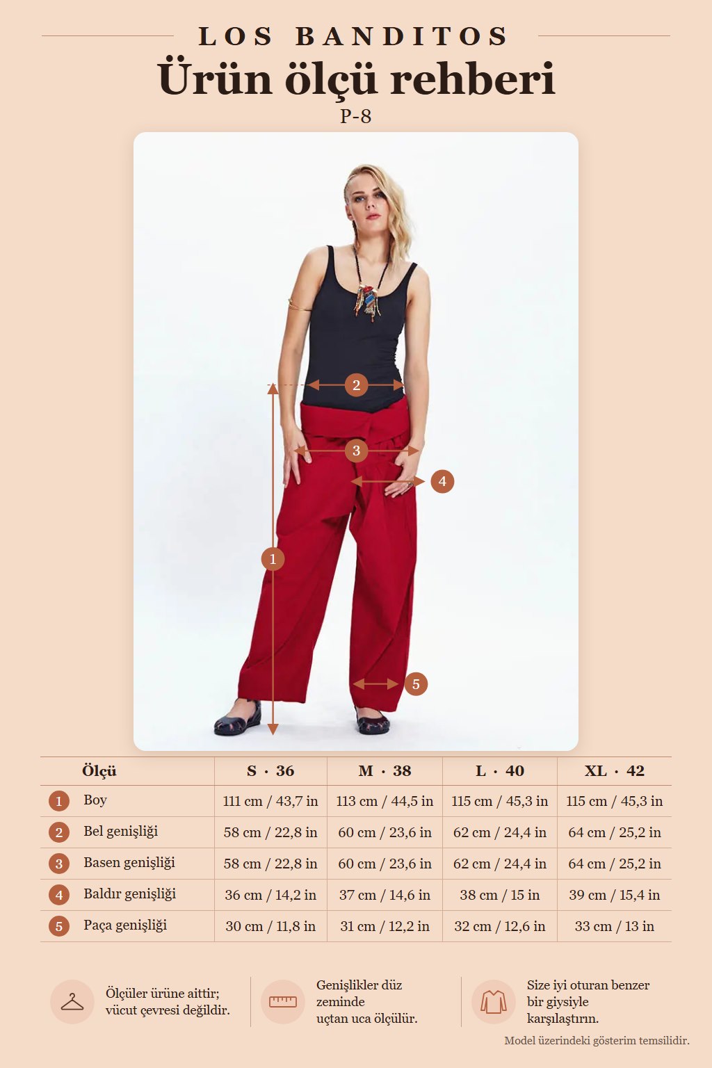 Oversized Red Fisherman Pants with Tie Waist 98