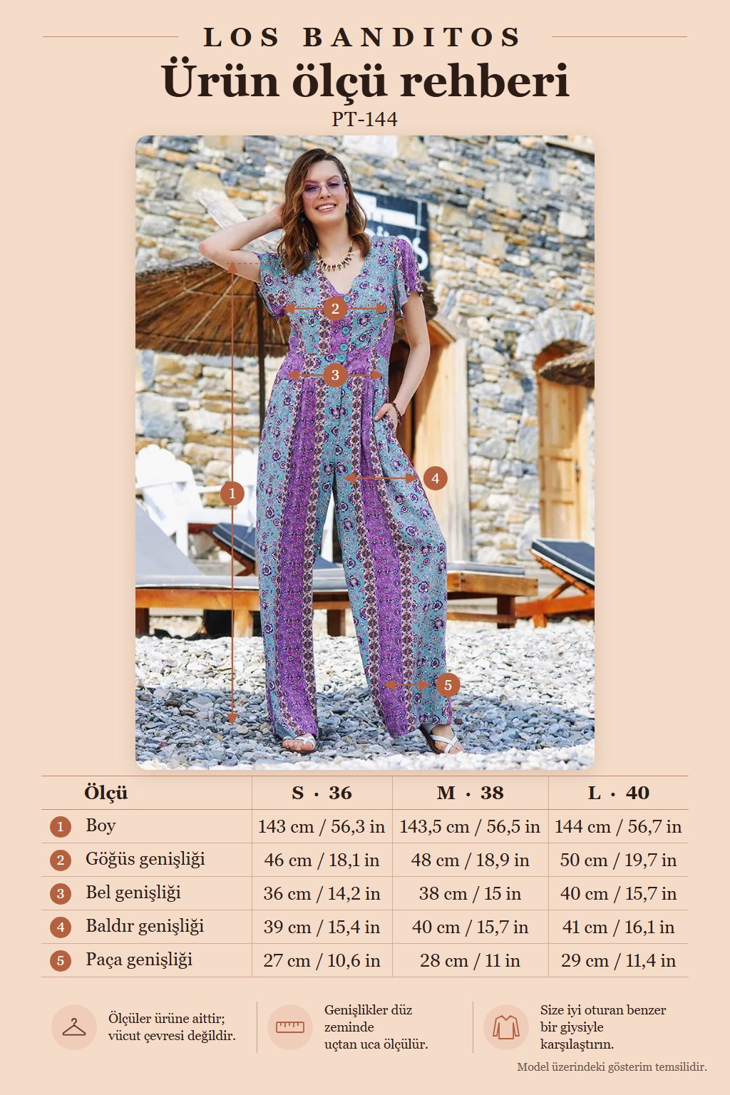 Short-Sleeve Patterned Bohemian Jumpsuit 3257