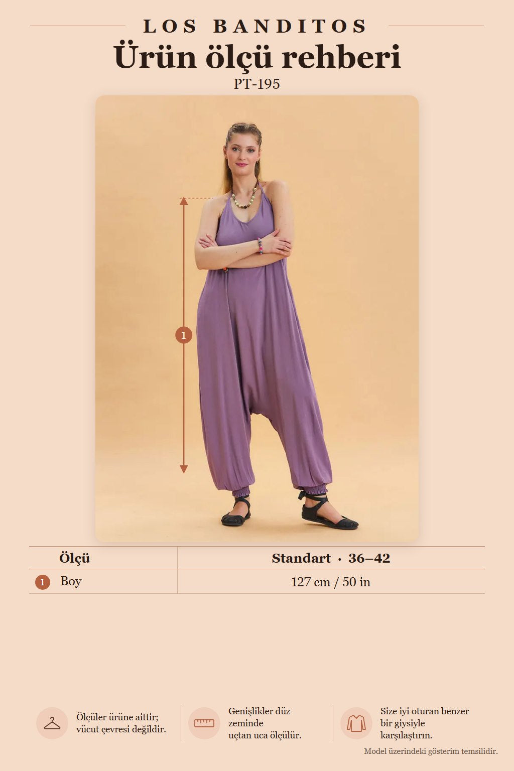 Halter Neck Elastic Hem Lilac Women's Bohemian Jumpsuit 6805