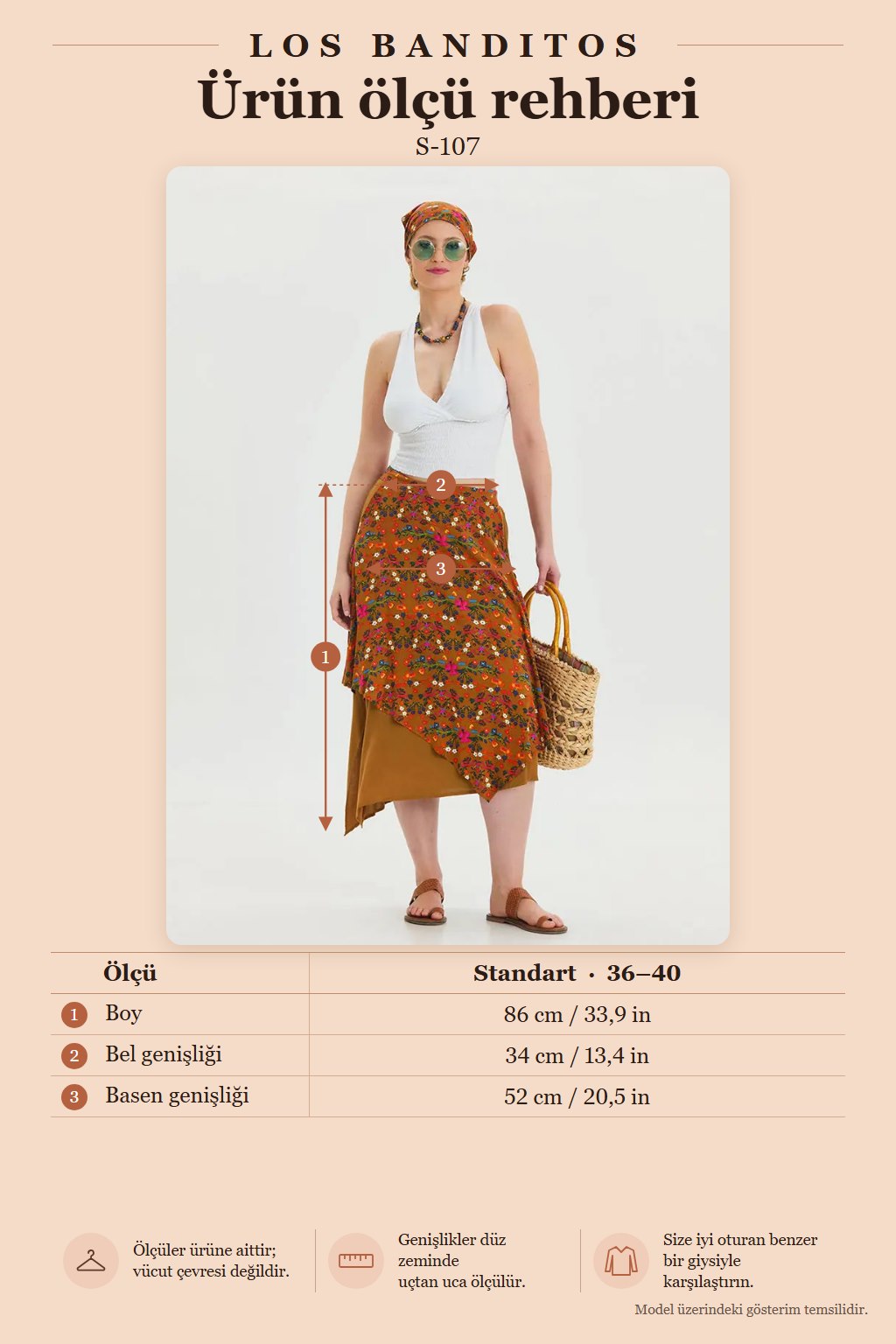 Mustard Bohemian Skirt with Tie Detail and Elastic Waist 6817