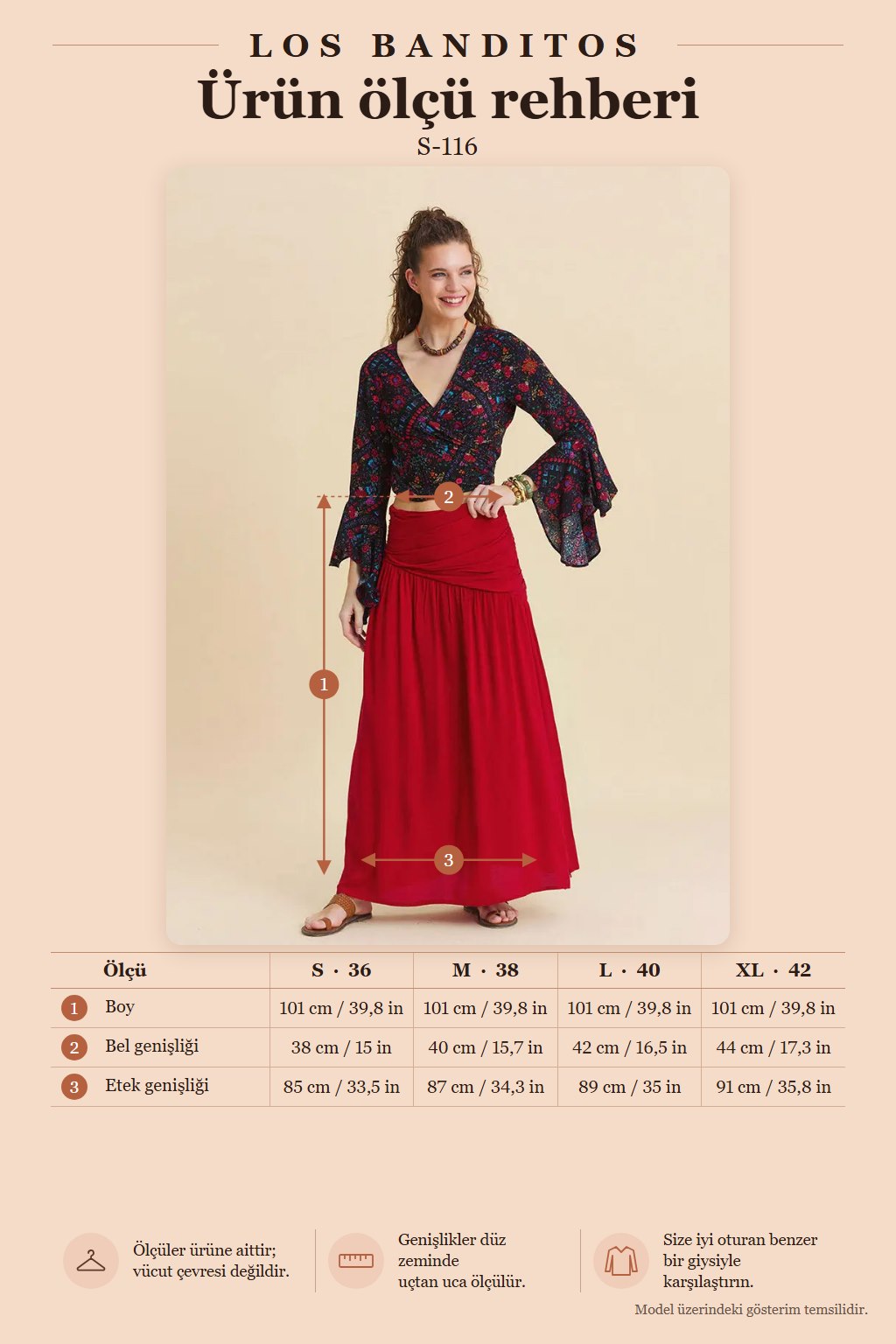 Draped Detail Slit Loose Red Skirt 7236