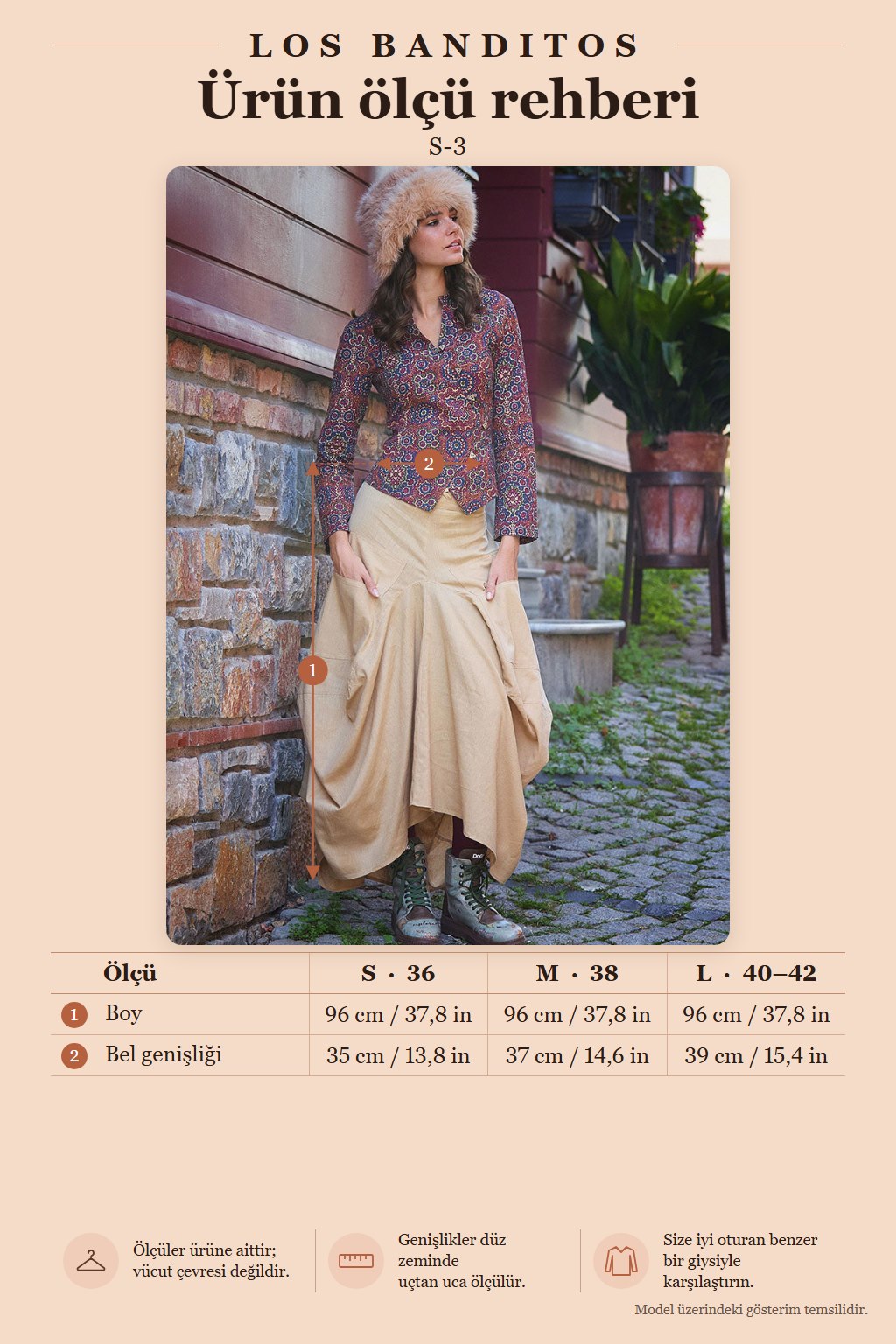 Bohemian Style Pocketed Drawstring Waist Long Loose Skirt 6465