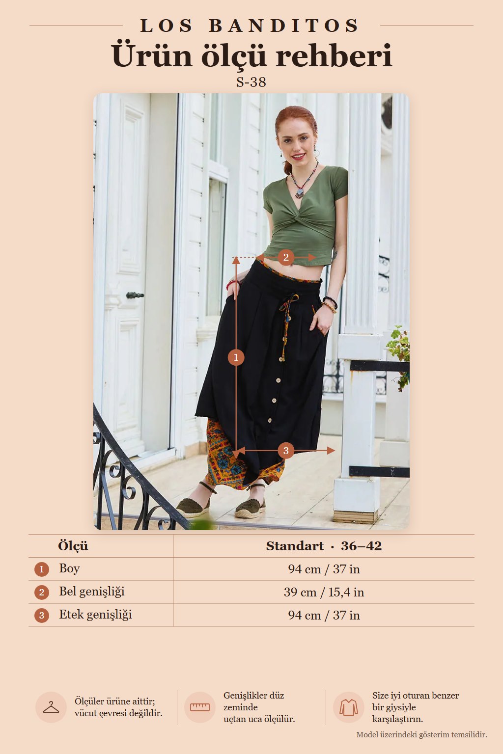 Mustard Floral Double-Layer Skirt with Pockets and Button Detail 7360