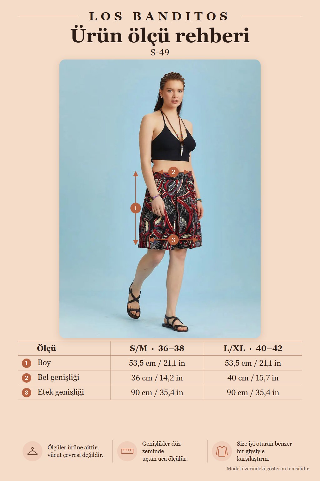 Loose Fit Elastic Waist Black Patterned Pleated Mini Skirt 6561