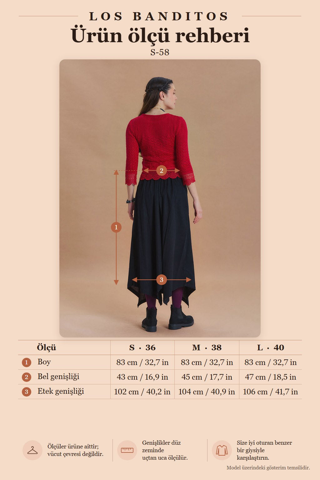 Black Flared Skirt with Asymmetrical Cut and Piping Detail 1664