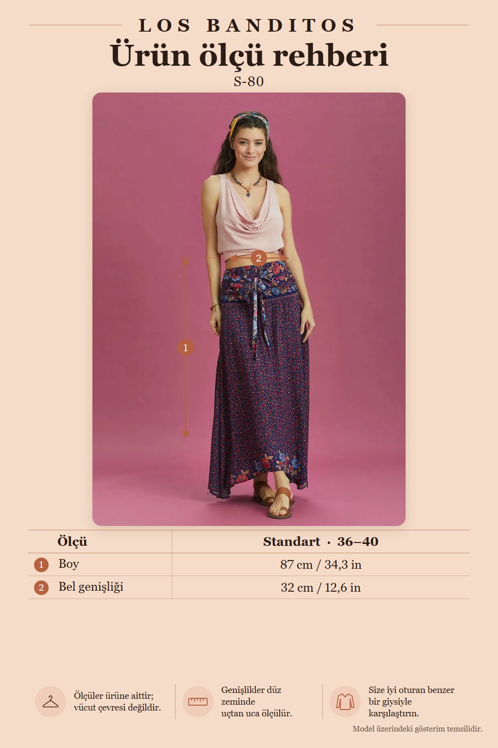 Loose Floral Asymmetrical Skirt 6278