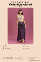 Loose Floral Asymmetrical Skirt 6278