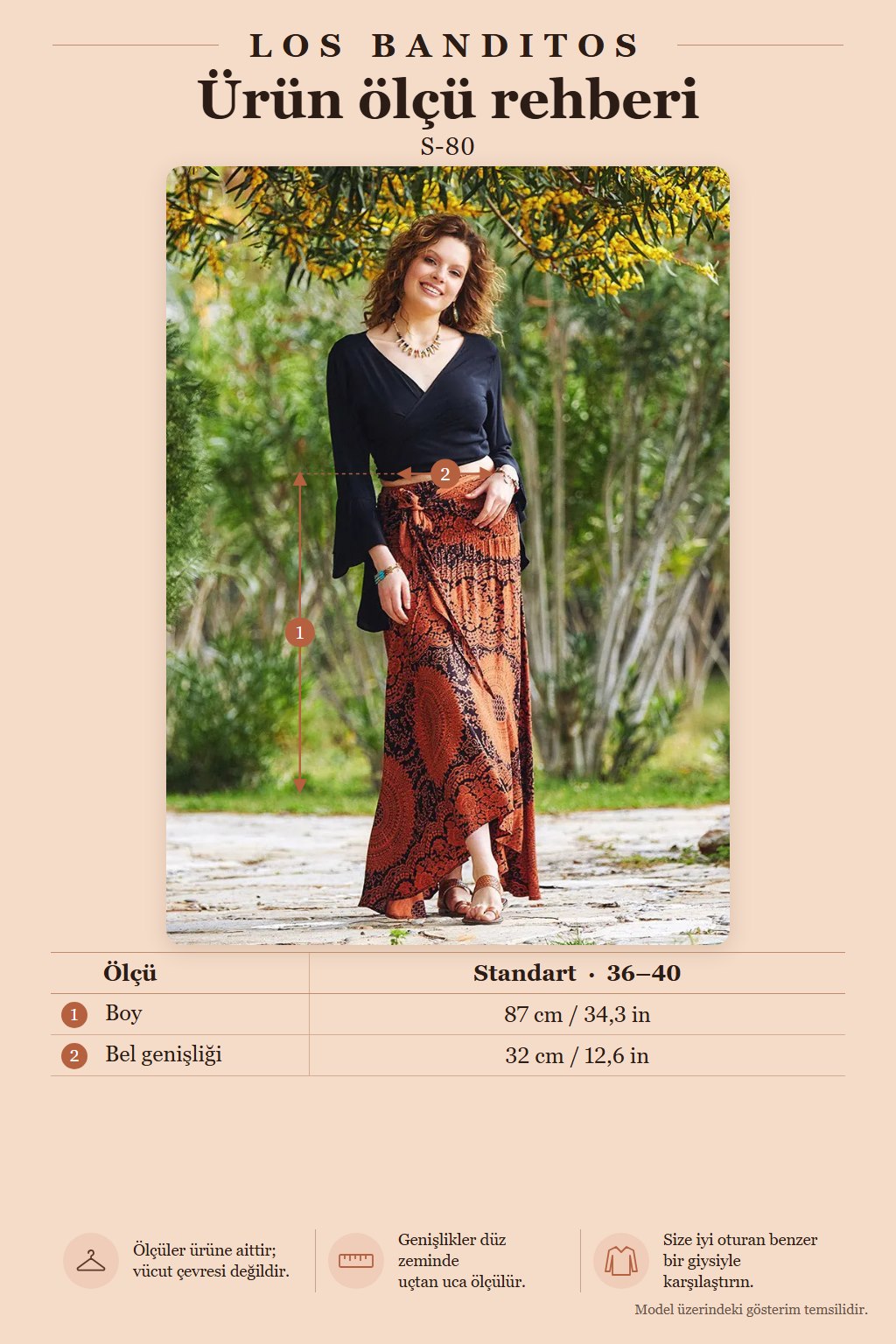 Loose Orange Asymmetrical Skirt 3269