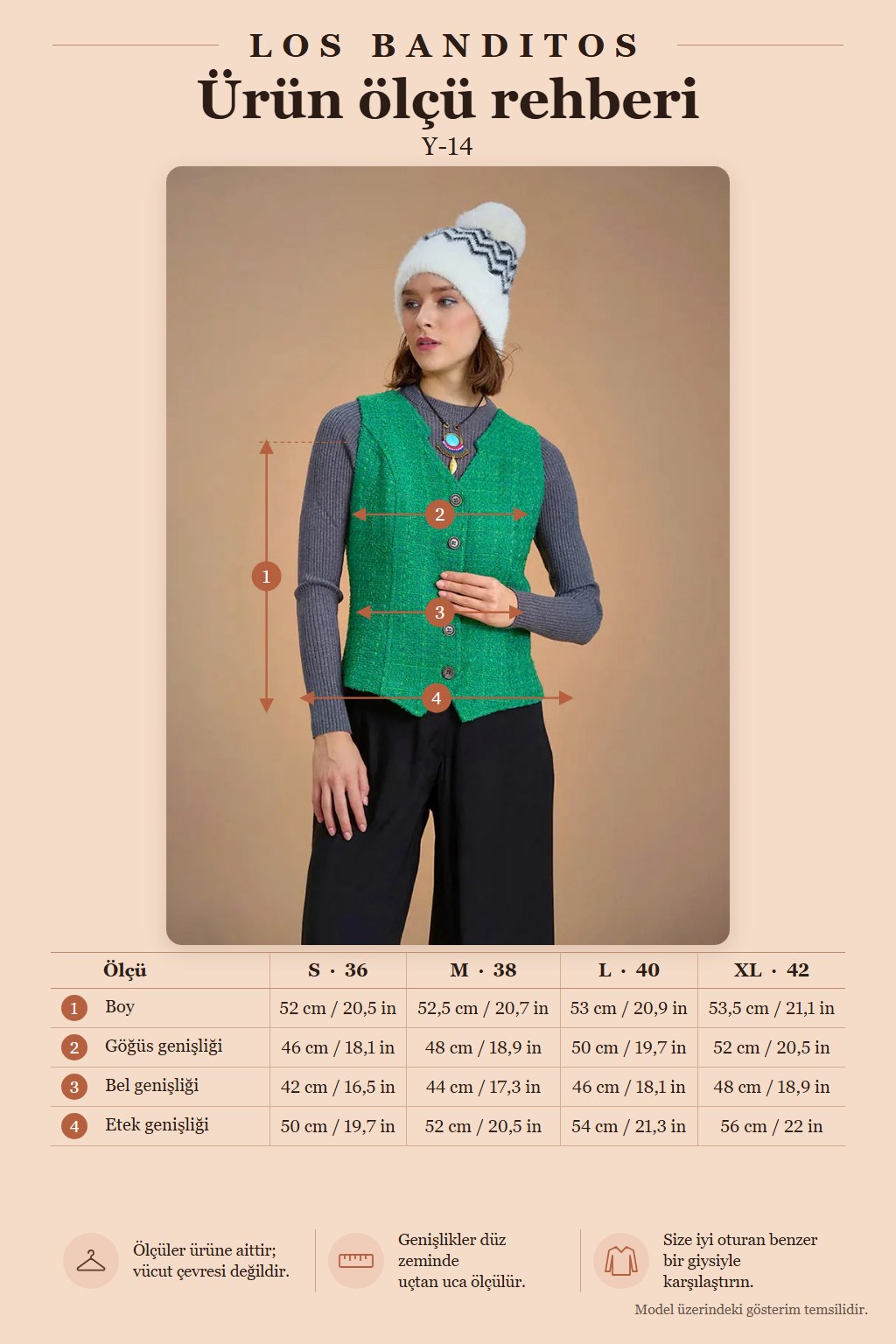Bohemian Style Women's Green Vest 6723