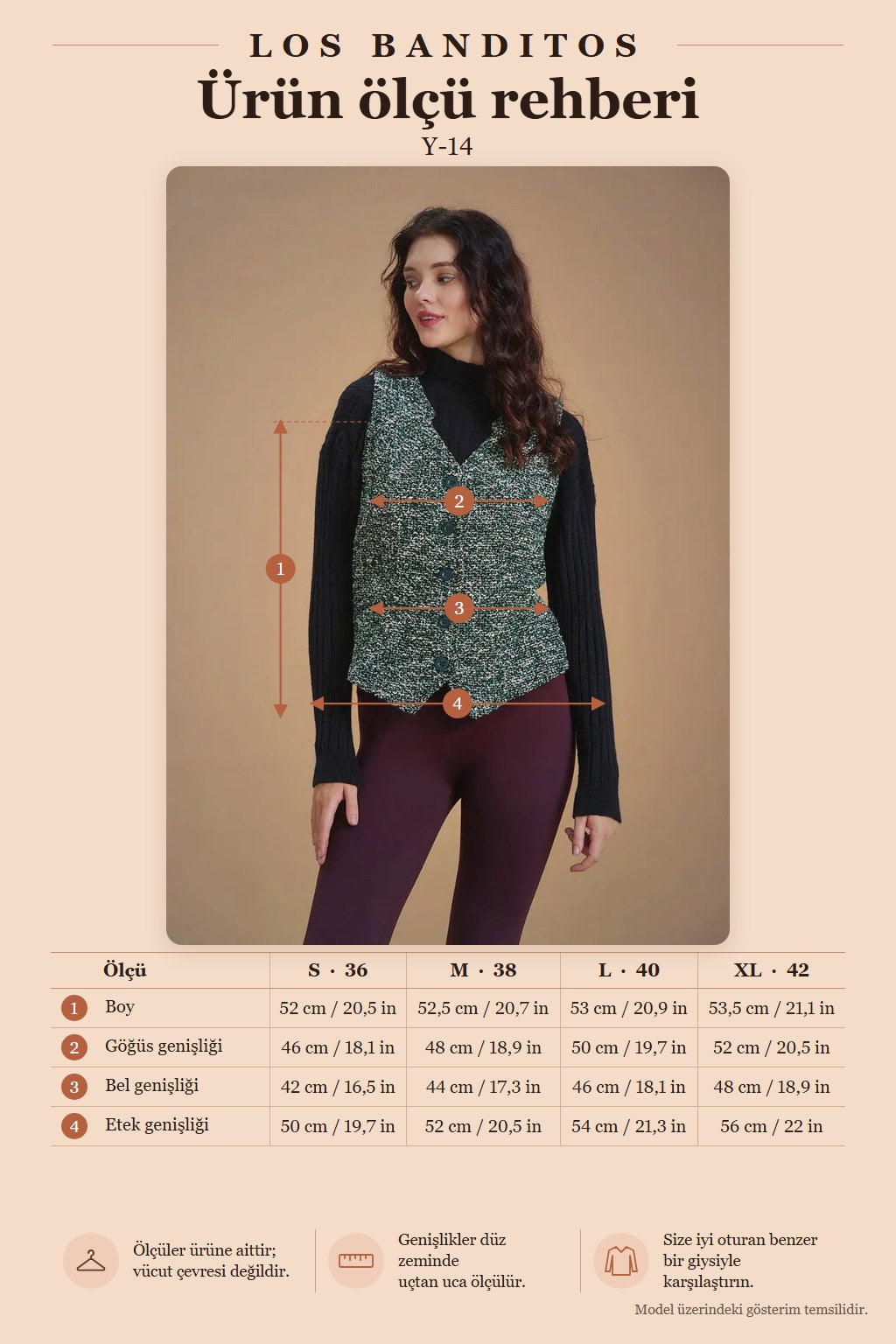 Bohemian Style Women's Green Patterned Vest 6722