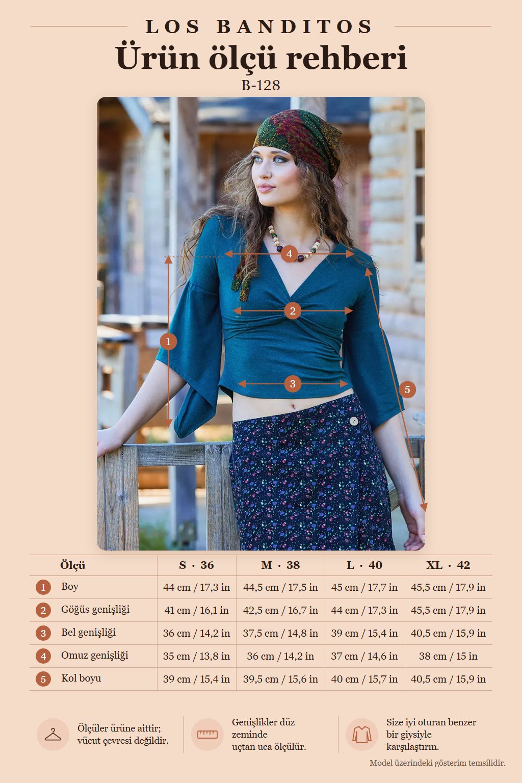 Wrap-Neck Short-Sleeved Green Winter Blouse 7050
