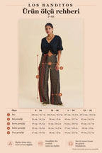 High Waist Wide Leg Terracotta Women's Palazzo Pants 7205
