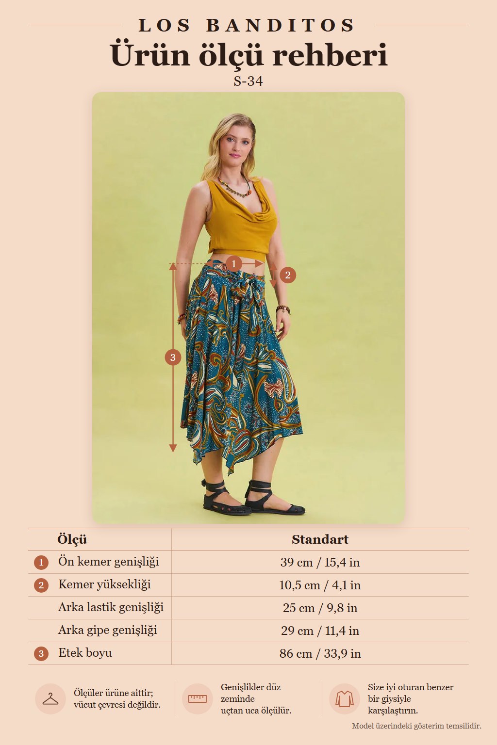 Petrol Midi Skirt with Smocked Detail and Tie Waist 6837