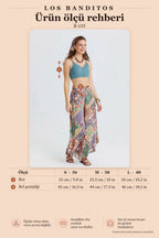 Blue Spaghetti Strap Button Detail Crop Blouse 7246