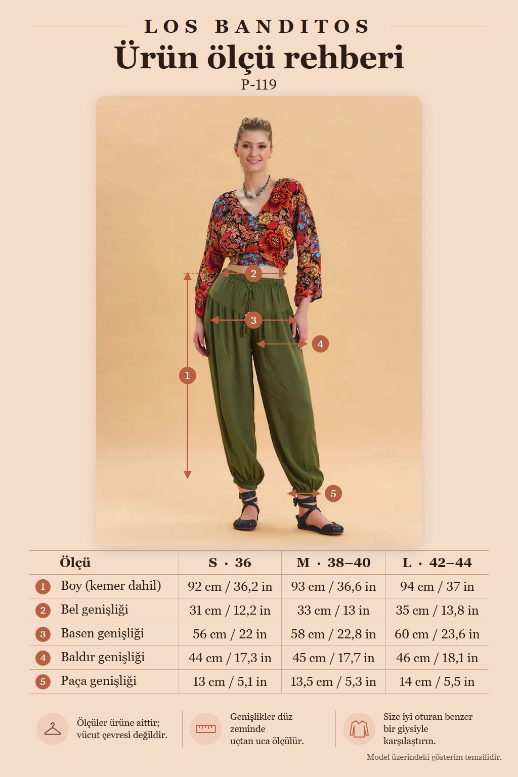 Harem Khaki Trousers 2759