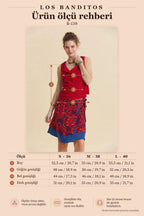 Draped Neckline Crisscross Backless Red Summer Blouse 7317