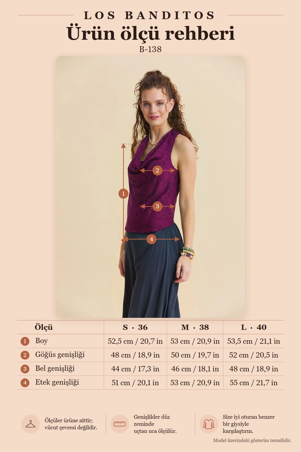 Draped Neck Cross-Back Wine-Colored Authentic Blouse 7315