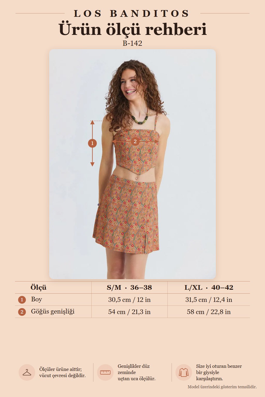 Orange Floral Blouse with Adjustable Straps and Elastic Back 7268
