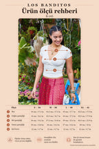 Cross-Over Neck Short Sleeve White Summer Blouse 7311