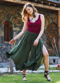 Haki Beli Lastikli Pantolon 3234