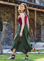 Haki Beli Lastikli Pantolon 3234