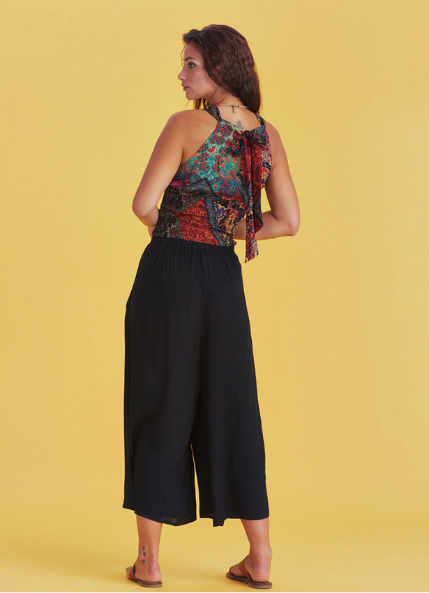 Ön Pilikaşe Detaylı Kadın Siyah Pantolon Etek 4894