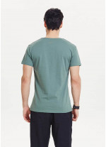 Ayı Figür Baskılı Kısa Kollu Erkek Yeşil T-Shirt
